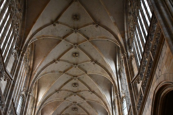 Ribbed vault, St Vitus Cathedral